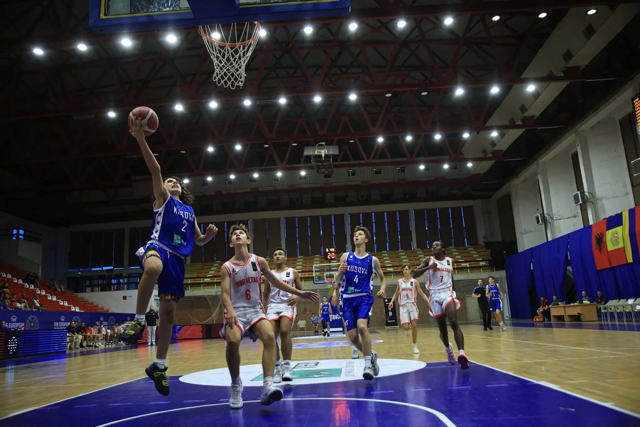 Pamje nga ndeshja Kosova-Gjibraltari U16